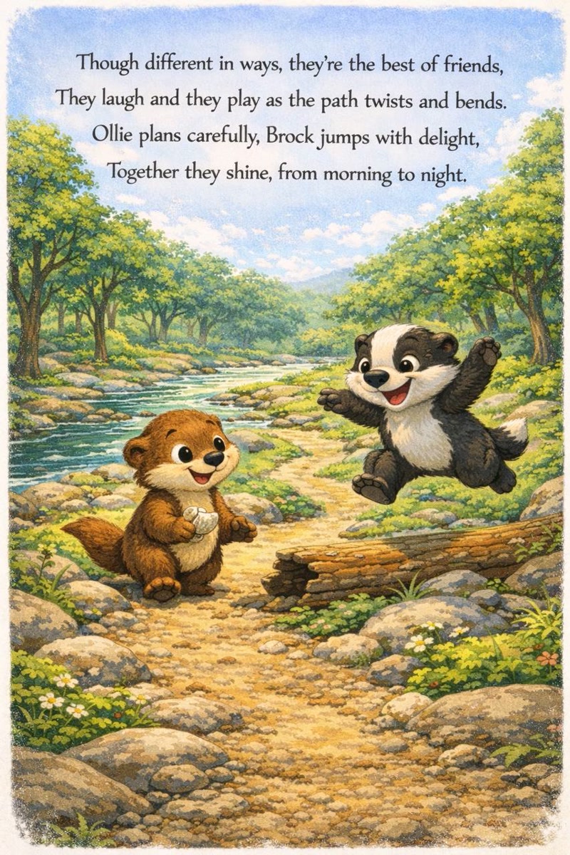 Ollie saves his coins carefully - Ollie and Brock book page 3