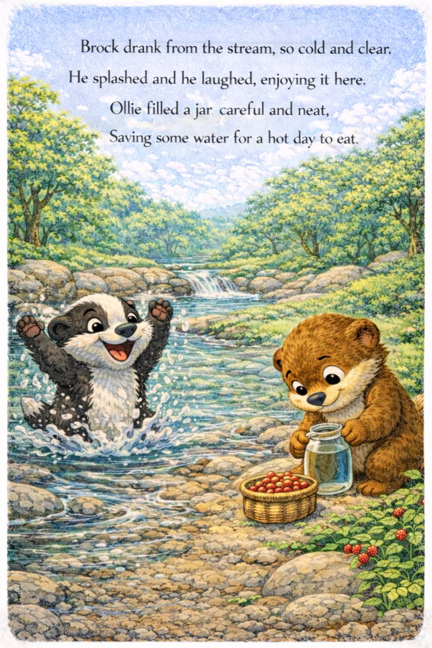 Ollie shares a tip about saving - Ollie and Brock book page 8